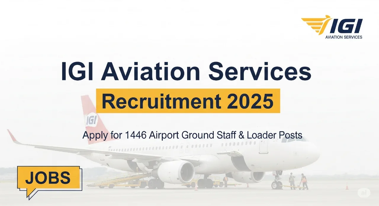 IGI Aviation Services Recruitment 2025: Apply for 1446 Airport Ground Staff & Loader Posts